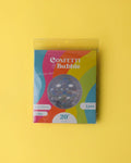 20 inch clear TPU bubble balloon filled with silver glitter