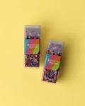 Confetti Sparkle shaker jar filled with colorful smiley-face emoji confetti