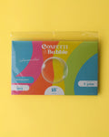 18 inch clear flat TPU bubble balloons, pack of 3